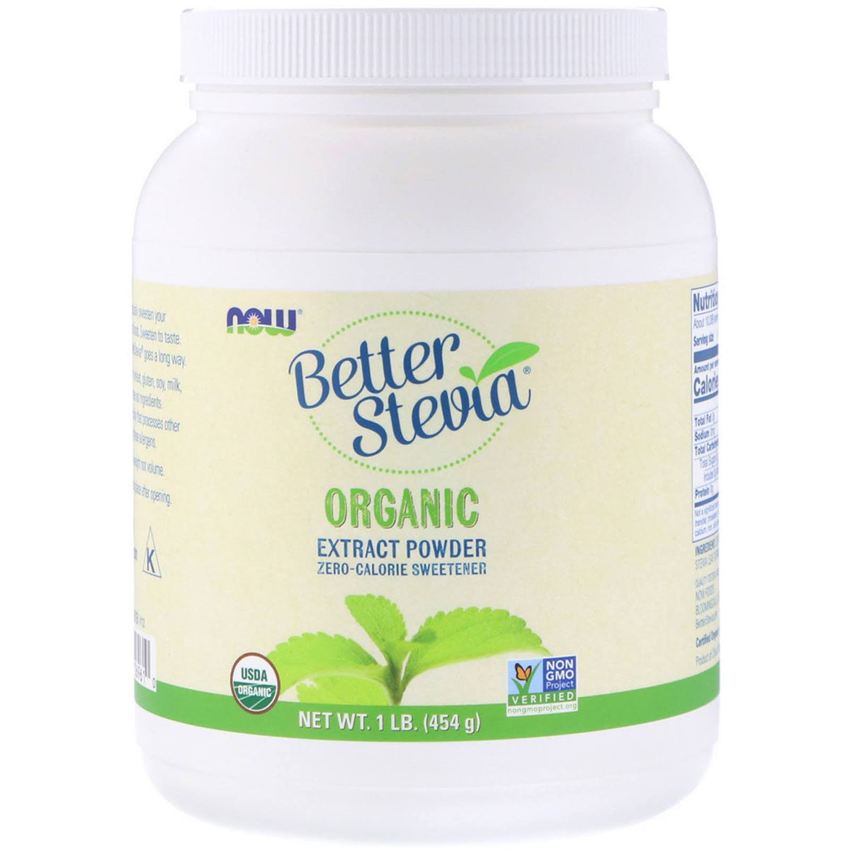 Now Foods Better Stevia Extract Powder - 1 lb tub