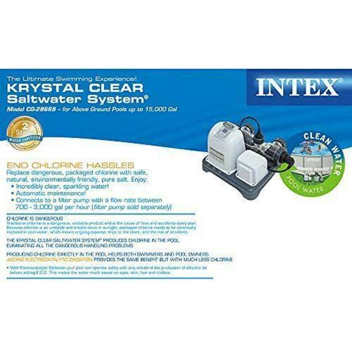 Intex Krystal Clear 7,000-gallon Saltwater System