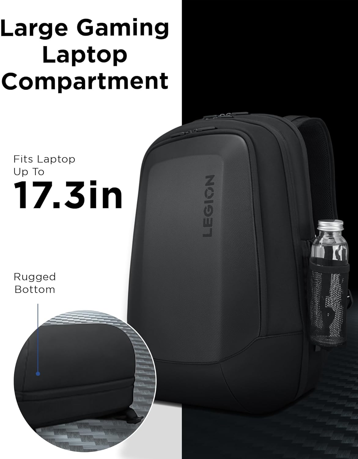 Lenovo Legion 17 Gaming Laptop Backpack and 19K DPI RGB Wireless Gaming Mouse with 6 Programmable Buttons
