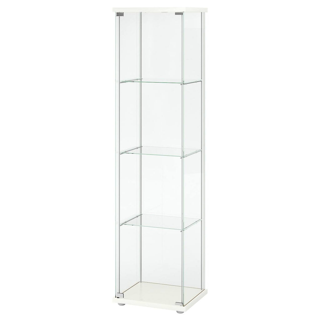 IKEA - Detolf Glass-Door Cabinet, White, 16 3/4x64 1/8
