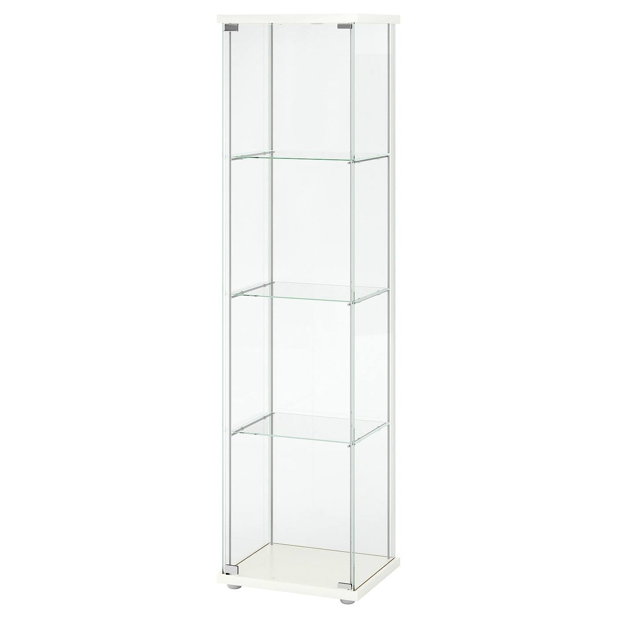 IKEA - Detolf Glass-Door Cabinet, White, 16 3/4x64 1/8