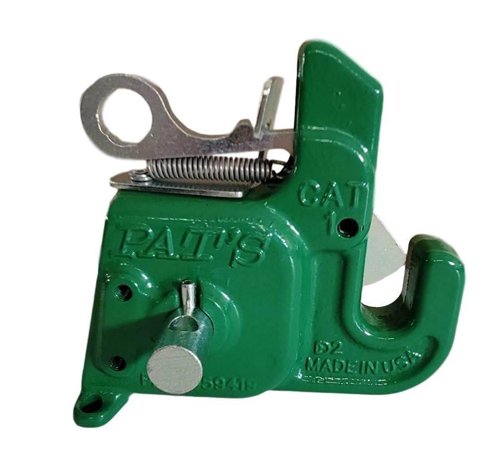 Pat's Easy Change with Stabilizer Bar - Best Quick Hitch System On The Market ?C Flexible, Durable and Affordable (CAT #1 Green)