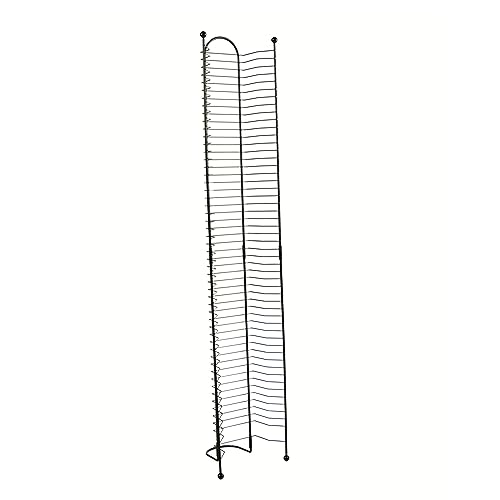 Atlantic Nestable 32 Blu-Ray Rack - Space Saving Modern Design, Durable Steel Construction PN63712046 in Black
