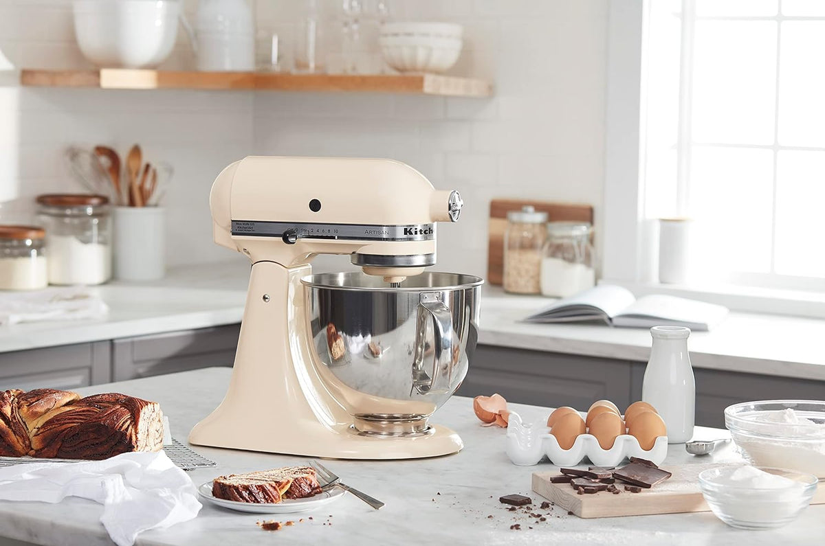 KitchenAid Artisan Series 5 Quart Tilt Head Stand Mixer with Pouring Shield KSM150PS, Cast Iron