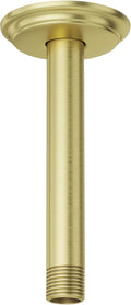 Pfister, 015-06CBG, 6 Ceiling Mounted Shower Arm with Flange, Brushed Gold
