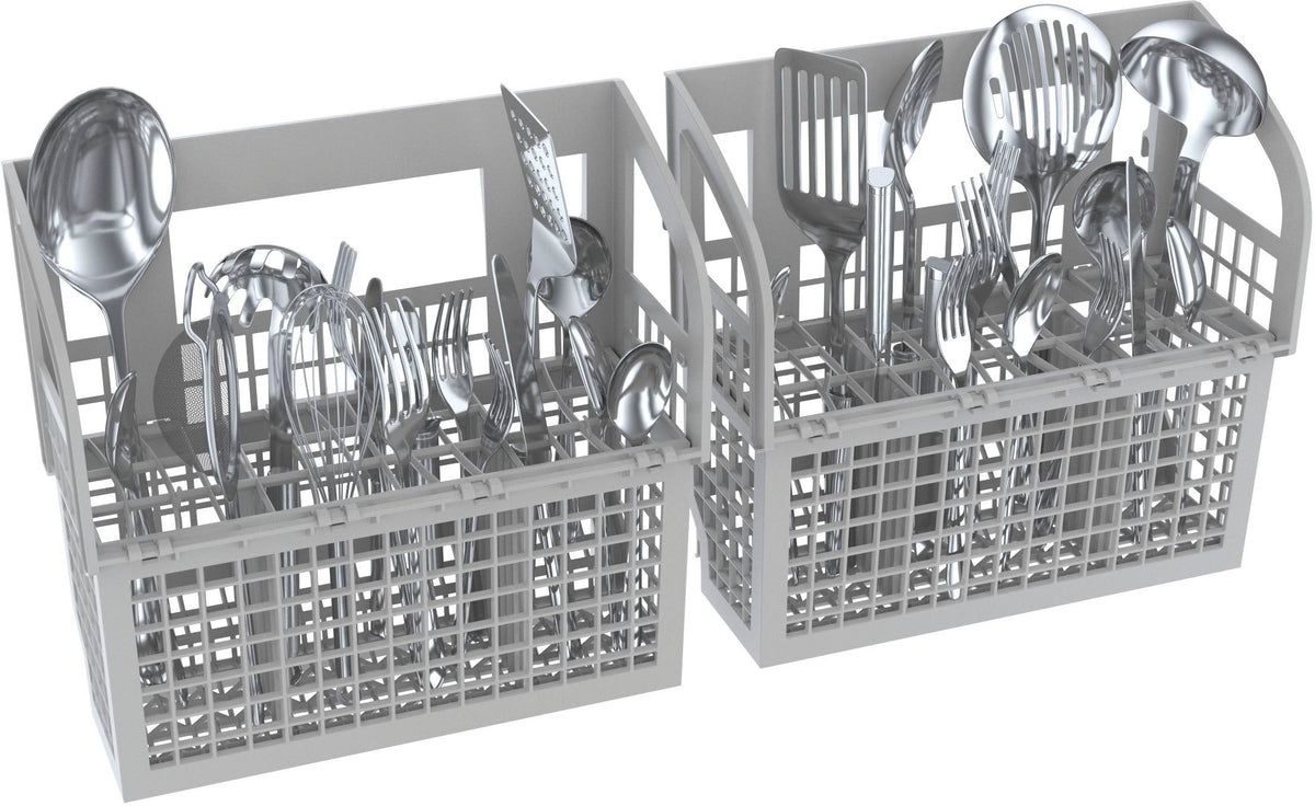 Bosch - 800 Series 24 Top Control Built-In Dishwasher with CrystalDry, Stainless Steel Tub, 3rd Rack, 42 dBa - Stainless steel