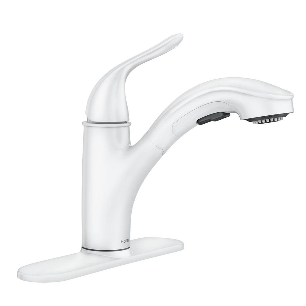 Moen Brecklyn Single-Handle Pull-Out Sprayer Kitchen Faucet Bronze