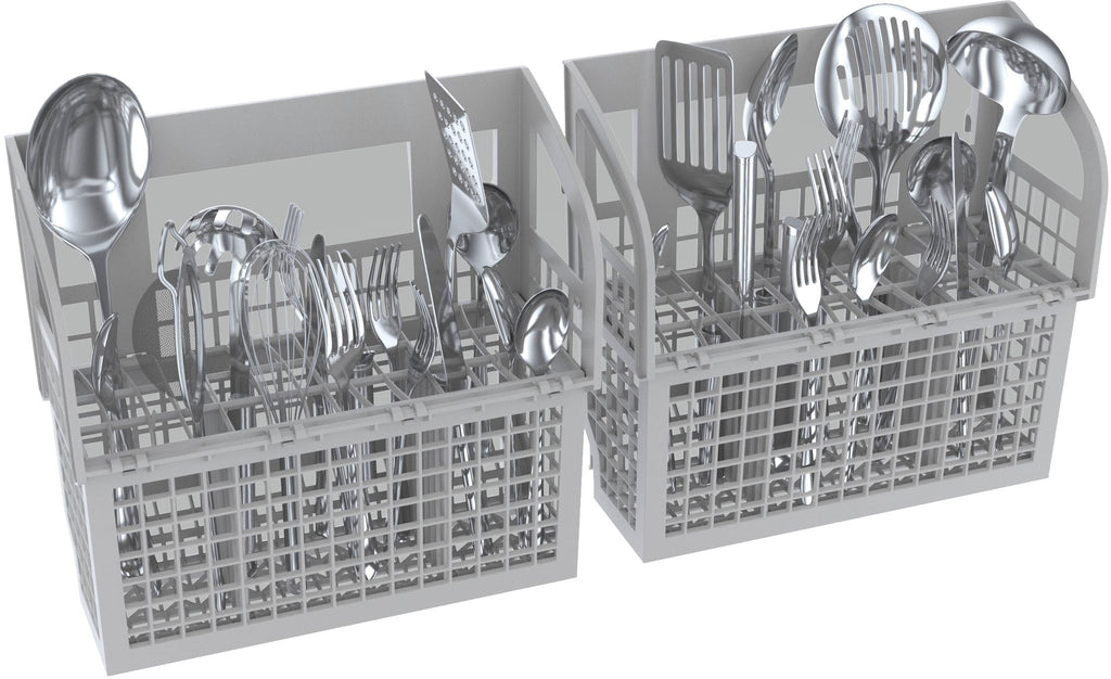 Bosch - 800 Series 24 Top Control Built-In Dishwasher with CrystalDry, Stainless Steel Tub, 3rd Rack, 40 dBa - Stainless steel