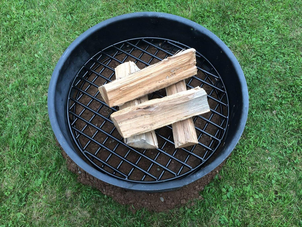 Walden Fire Pit Grate Round - 28 Premium Heavy Duty Steel Grate for Outdoor Firepits - Above Ground Fire Grate (28)