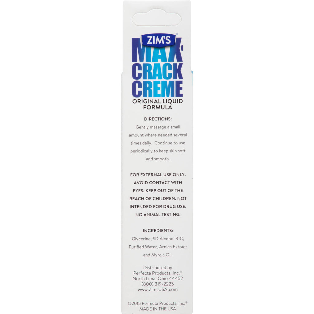 Zims Max Crack Creme, Original Liquid Formula - 2 fl oz