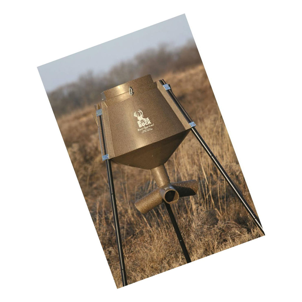 Boss Buck 350-Lb. Protein Feeder - Stainless Steel