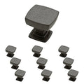 franklin brass p29542k-si-b soft iron webber kitchen cabinet hardware knob with 1-1/8-inch diameter, 10 pack