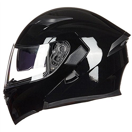 ILM Motorcycle Dual Visor Flip up Modular Full Face Helmet DOT 6 Colors Model 902