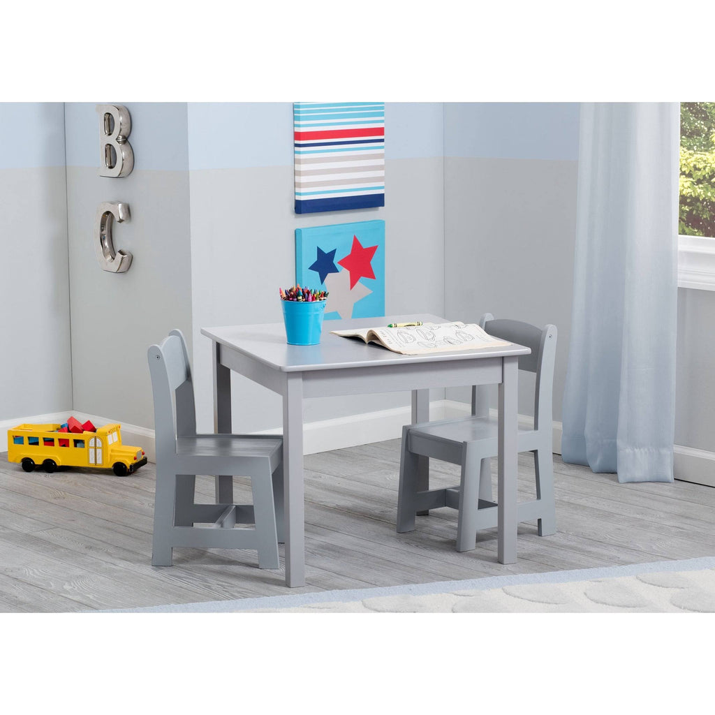 Delta Children MySize Kids Wood Table and Chair Set - Teal