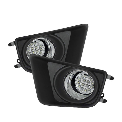 2012-2015 Toyota Tacoma Spyder LED Fog Lights Clear 5075154
