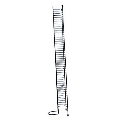 Atlantic Nestable 32 Blu-Ray Rack - Space Saving Modern Design, Durable Steel Construction PN63712046 in Black