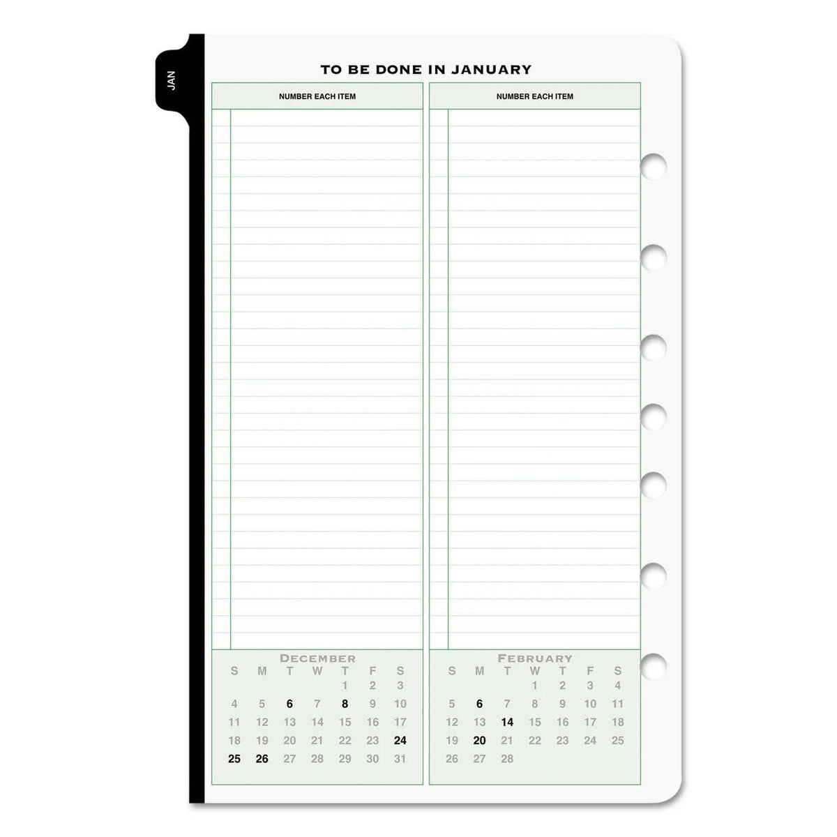 Day-Timer Two-Page-Per-Day Original Refill