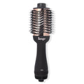 L'ANGE HAIR Le Volume 2-in-1 Titanium Brush Dryer Black | 75MM Hot Air Blow Dryer Brush in One with Oval Barrel | Hair Styler for Smooth, Frizz-Free Results for All Hair Types
