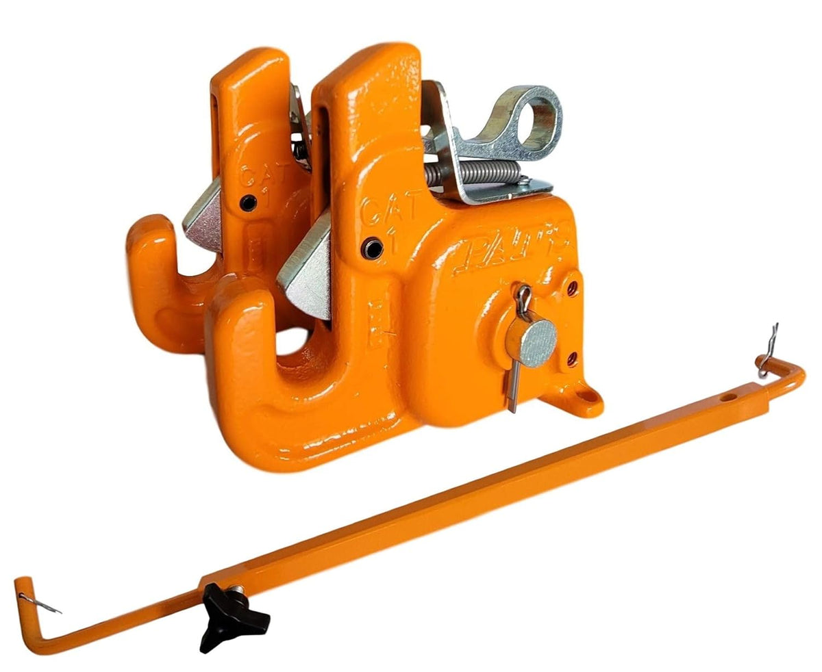 Pat's Easy Change with Stabilizer Bar - Best Quick Hitch System On The Market ?C Flexible, Durable and Affordable (CAT #1 Green)