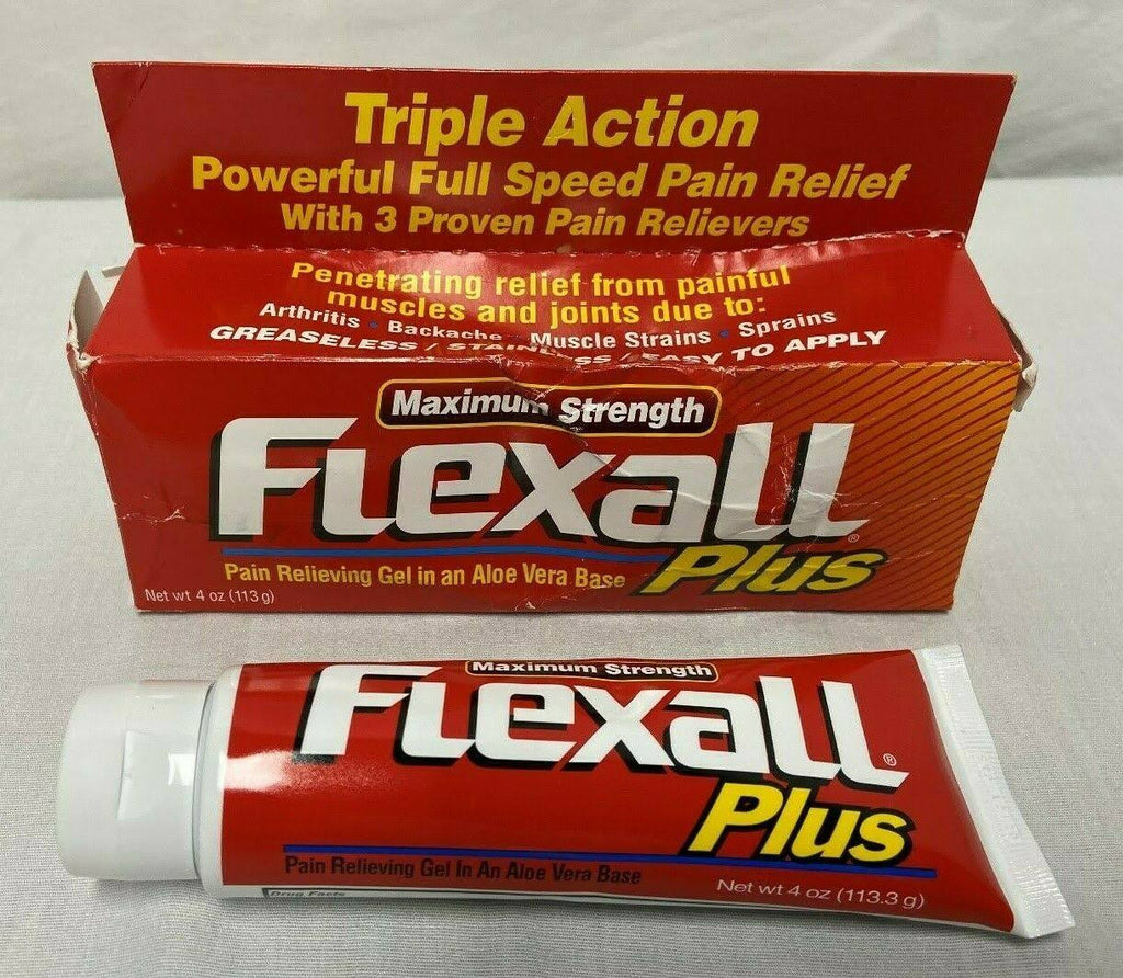Flexall Plus Pain Relieving Gel, Maximum Strength - 4 oz