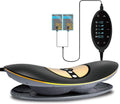 Real Relax Lumbar Traction Device, Waist Lower Back Lumbar Massager with Heat Vibration Electrotherapy for Back Sciatica Pain Relief Spinal Decompression