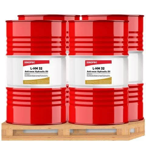 Sinopec AW 32 Hydraulic Oil Fluid (ISO VG 32, SAE 10W), 55 Gallon Drum