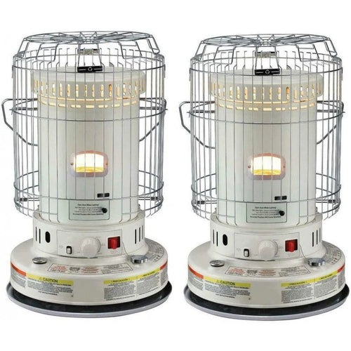 2025 2-Units Portable Indoor Kerosene Heater, 23,800-BTU Convection Space Heaters