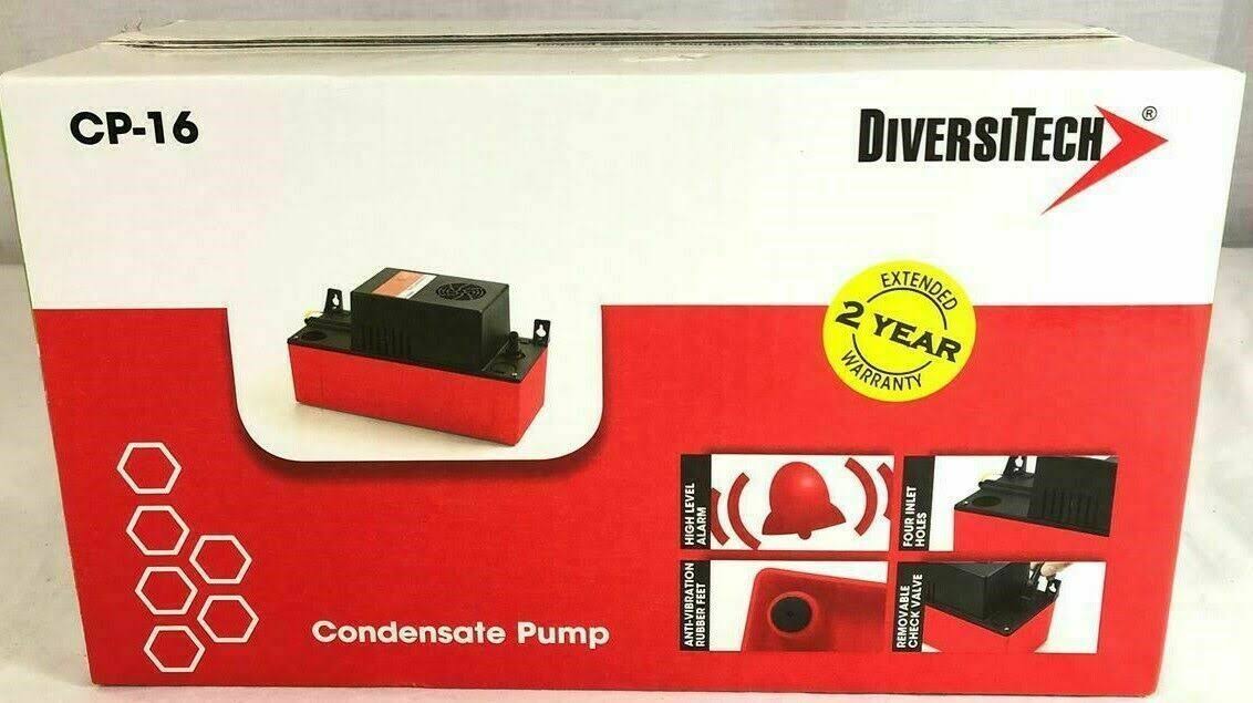 Diversitech Cp-16 Condensate Pump, 16& Lift, 120V