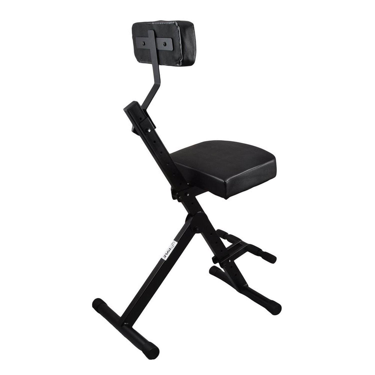 Pyle PKST70 - Musician Performer Chair Seat Stool, Durable, Portable, Adjustable
