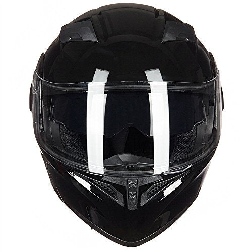 ILM Motorcycle Dual Visor Flip up Modular Full Face Helmet DOT 6 Colors Model 902