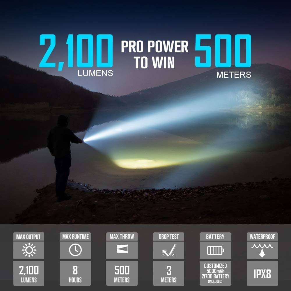 Olight Warrior x Pro Flashlight (2100 Lumens)