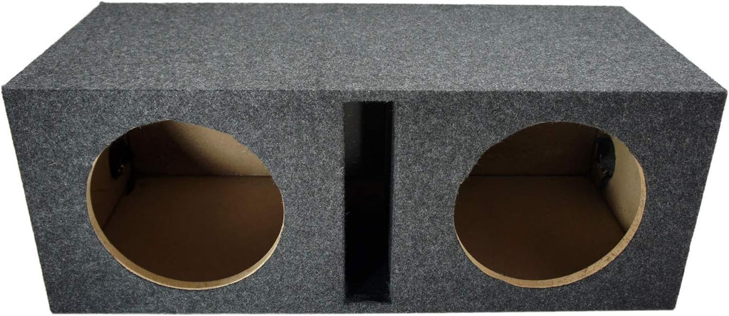 Car Audio Dual 10 Vented Subwoofer Stereo Sub Box Ported Enclosure 5/8 MDF
