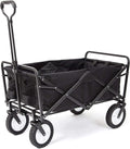 MacSports Collapsible Folding Outdoor Utility Wagon?? Black