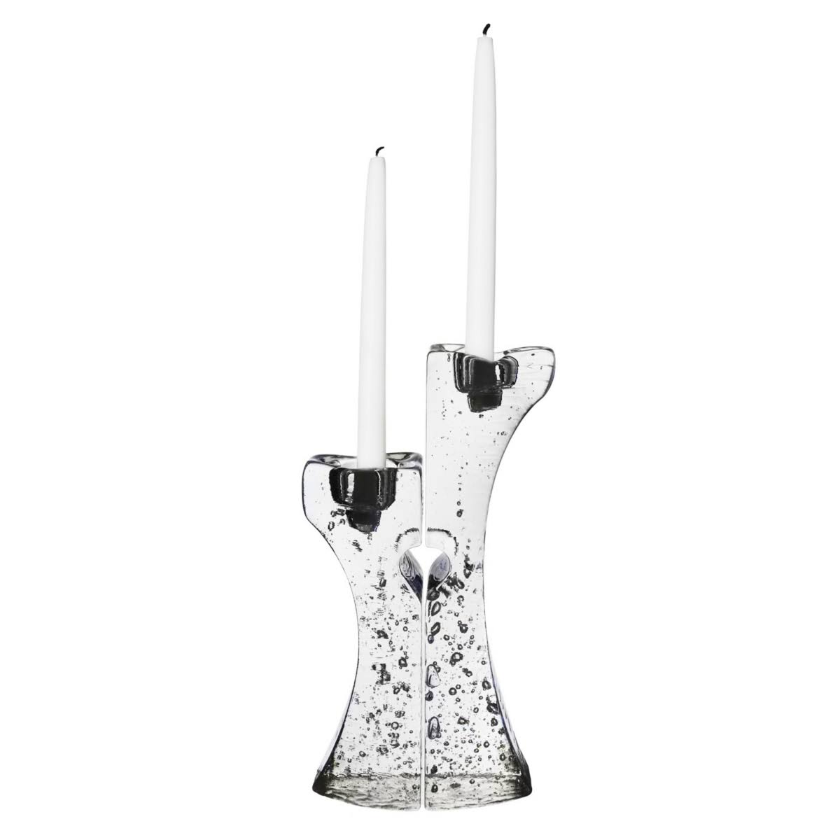 Kosta Boda Connect Candlestick Set of 2