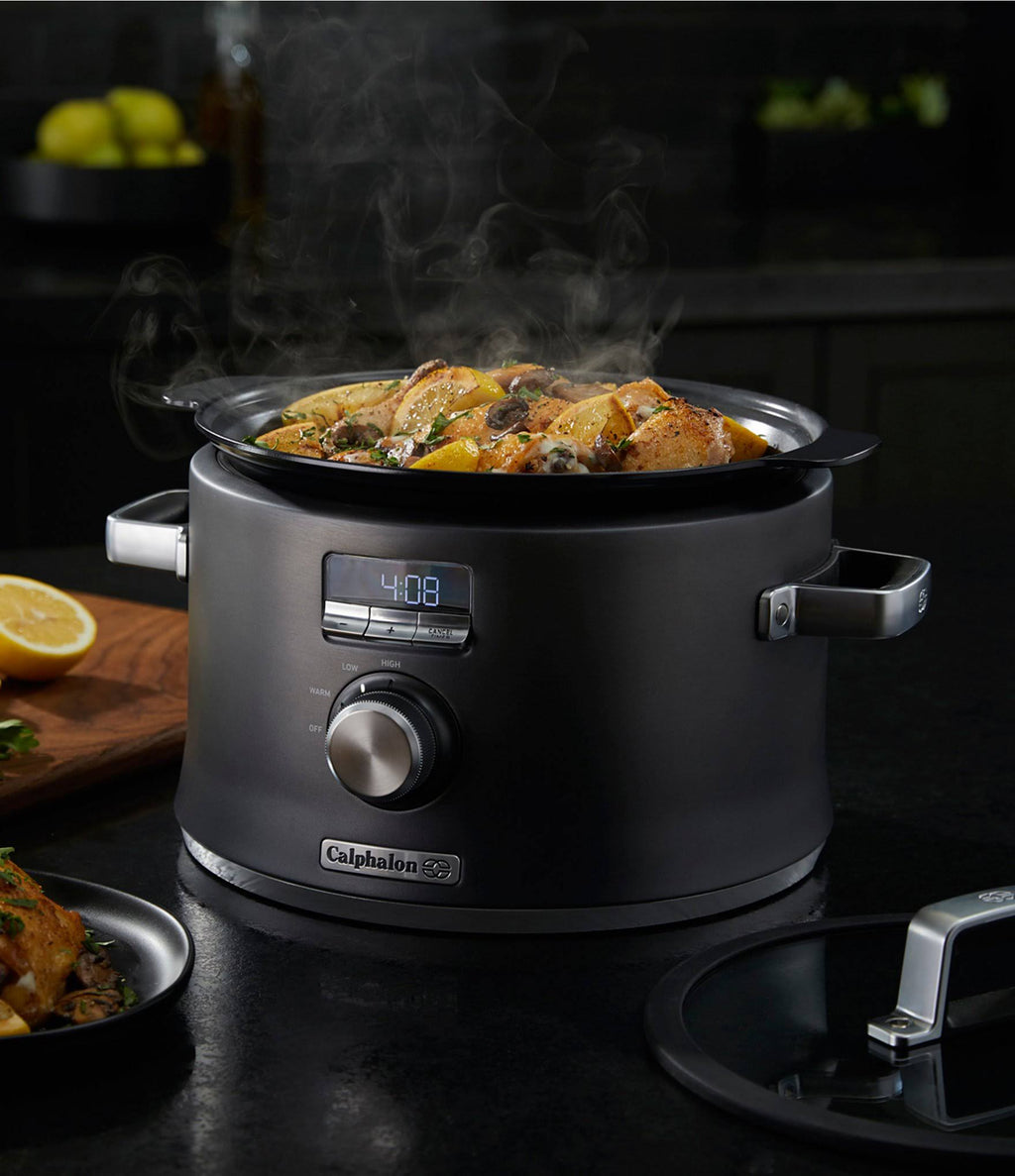 Calphalon Digital Saut Slow Cooker Dark Stainless Steel