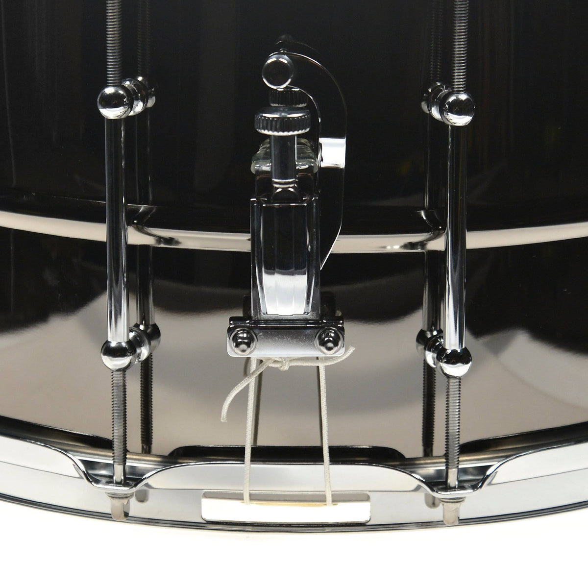 Ludwig 8x14x22 Black Magic Brass Snare Drum with Chrome Hardware