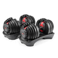 Bowflex SelectTech 552 Adjustable Dumbbell Set - 5-52 lbs., Size: 16, Black