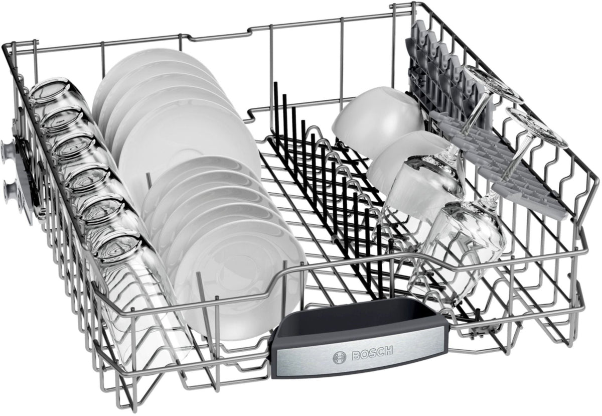 Bosch - 800 Series 24 Top Control Built-In Dishwasher with CrystalDry, Stainless Steel Tub, 3rd Rack, 42 dBa - Stainless steel