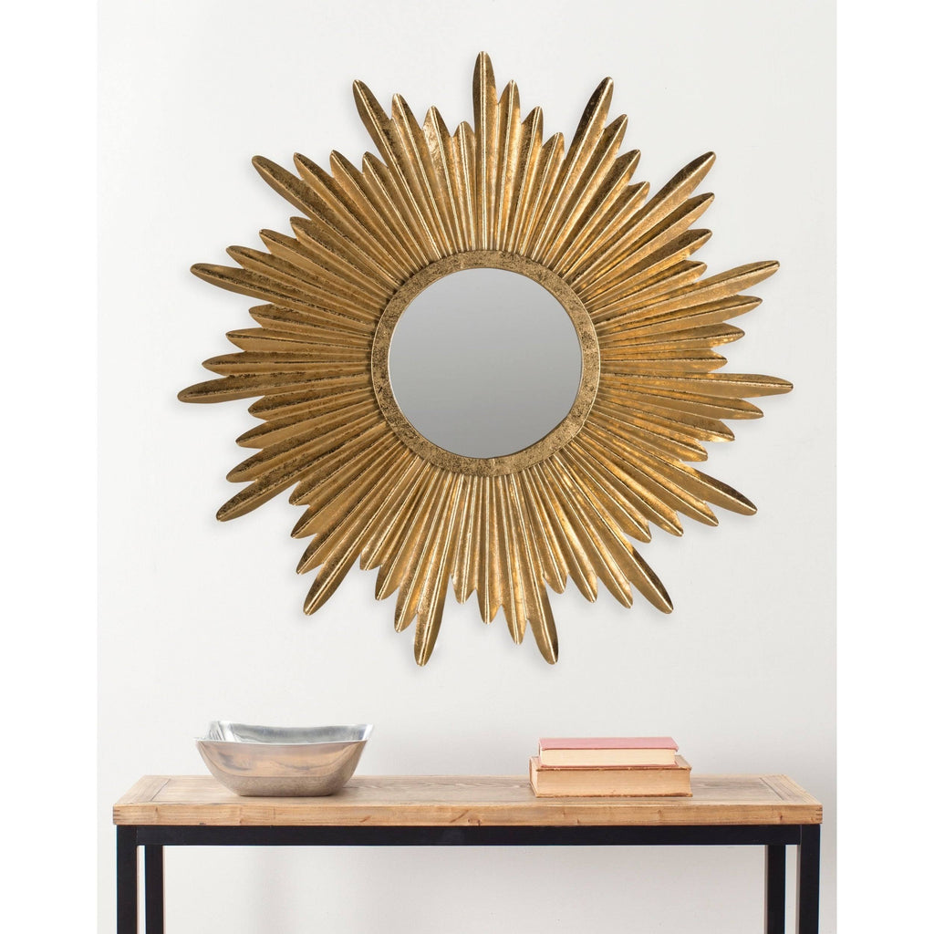Safavieh Josephine Antique Gold Sunburst Mirror