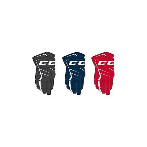 CCM JetSpeed FT350 Hockey Gloves - Senior - Navy/White - 15.0x22