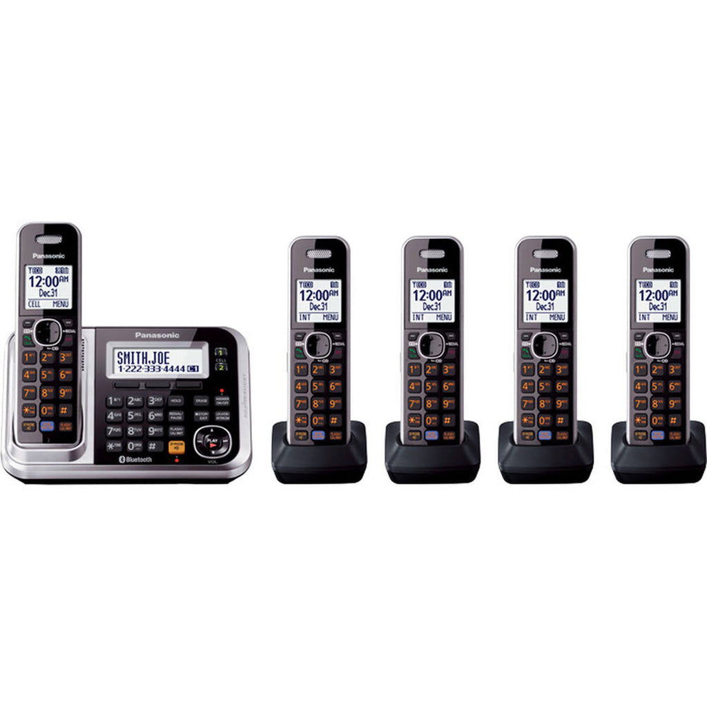 Panasonic Kx-tg785sk Dect 6.0 5-Handset Cordless Phone System