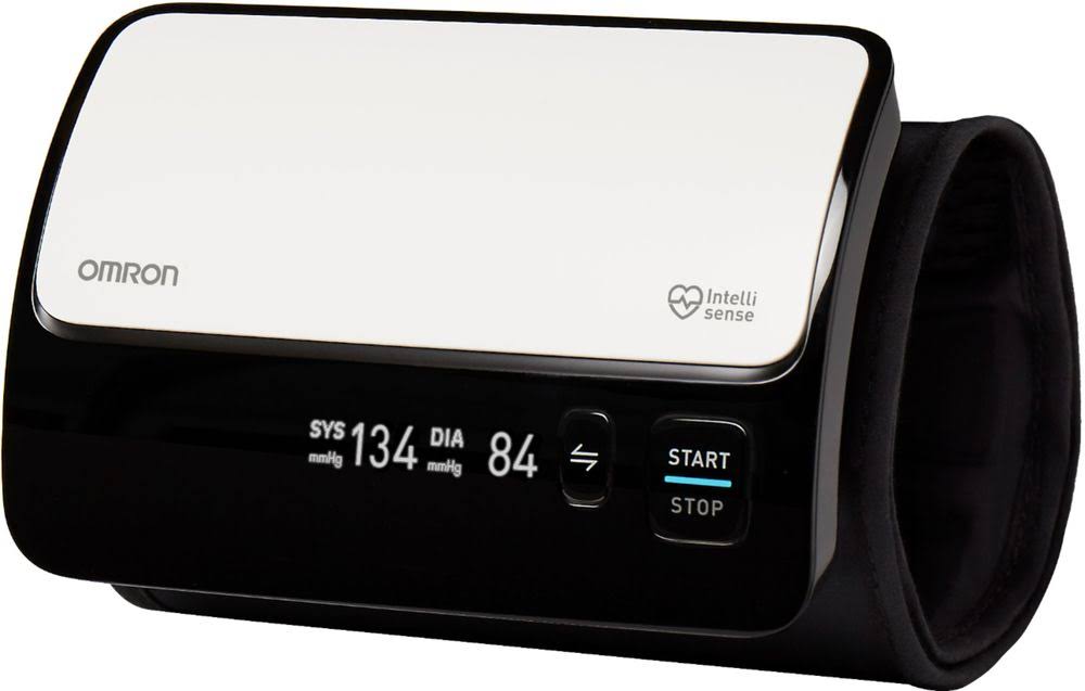 Omron - Evolv - Wireless Upper Arm Blood Pressure Monitor - Black/White