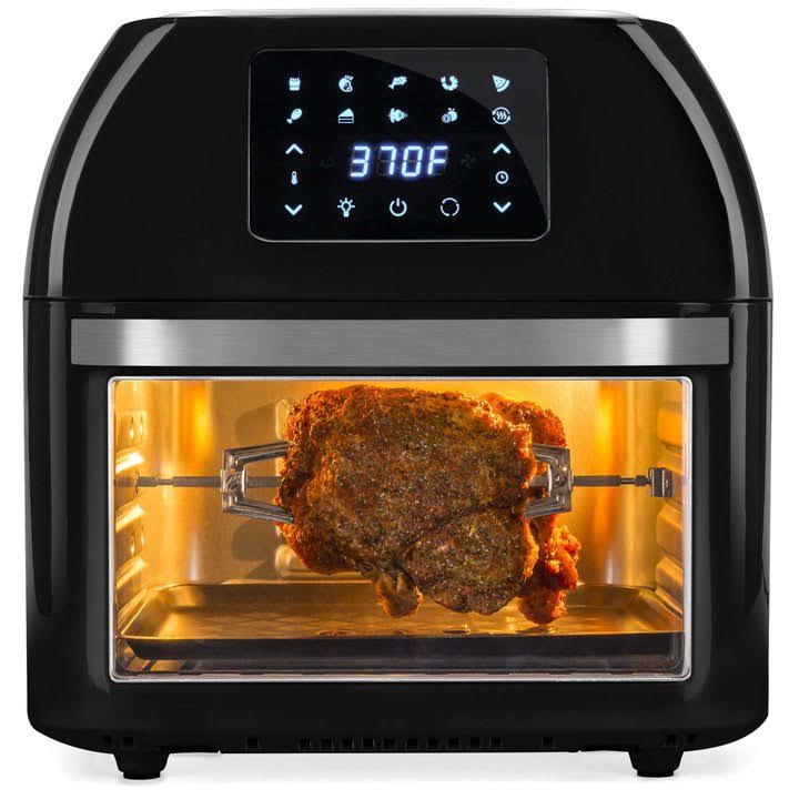 Best Choice Products 16.9qt 1800W 10-in-1 Family Size Air Fryer Countertop Oven, Rotisserie, Dehydrator - White