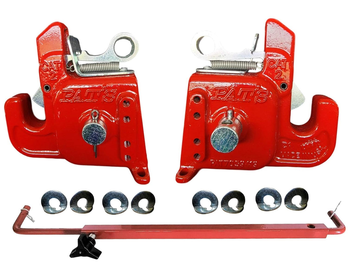 Pat's Easy Change with Stabilizer Bar - Best Quick Hitch System On The Market ?C Flexible, Durable and Affordable (CAT #1 Green)