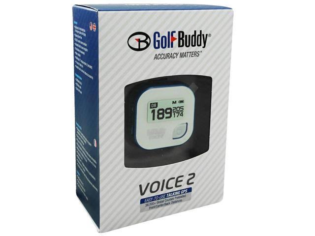 GolfBuddy Voice 2 Talking Golf GPS Rangefinder - Grey