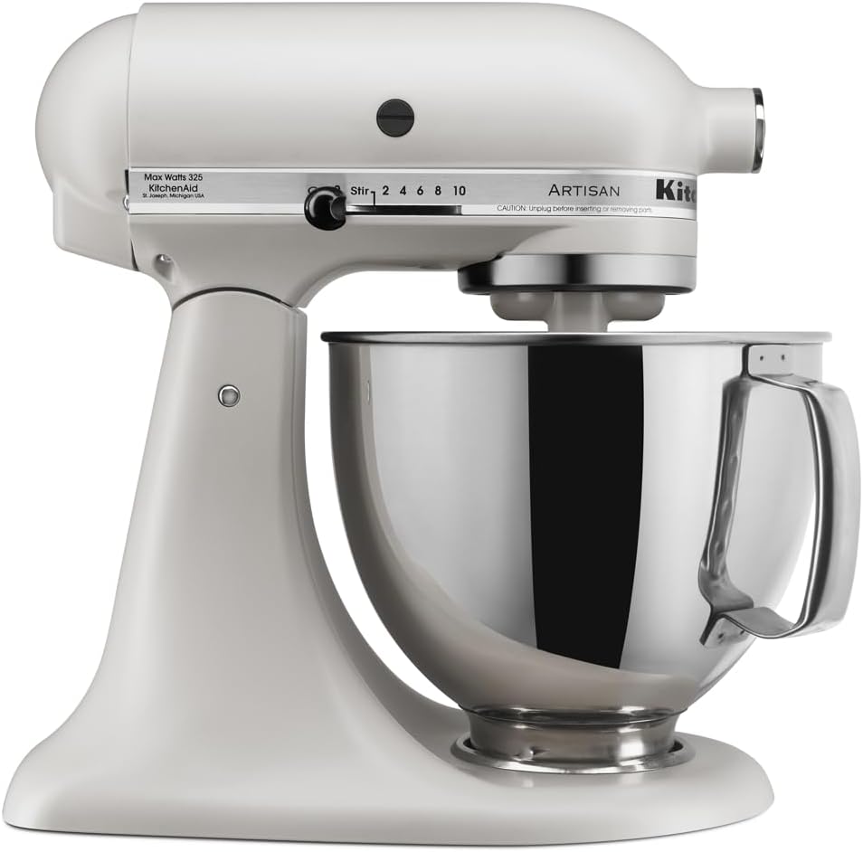 KitchenAid Artisan Series 5 Quart Tilt Head Stand Mixer with Pouring Shield KSM150PS, Cast Iron