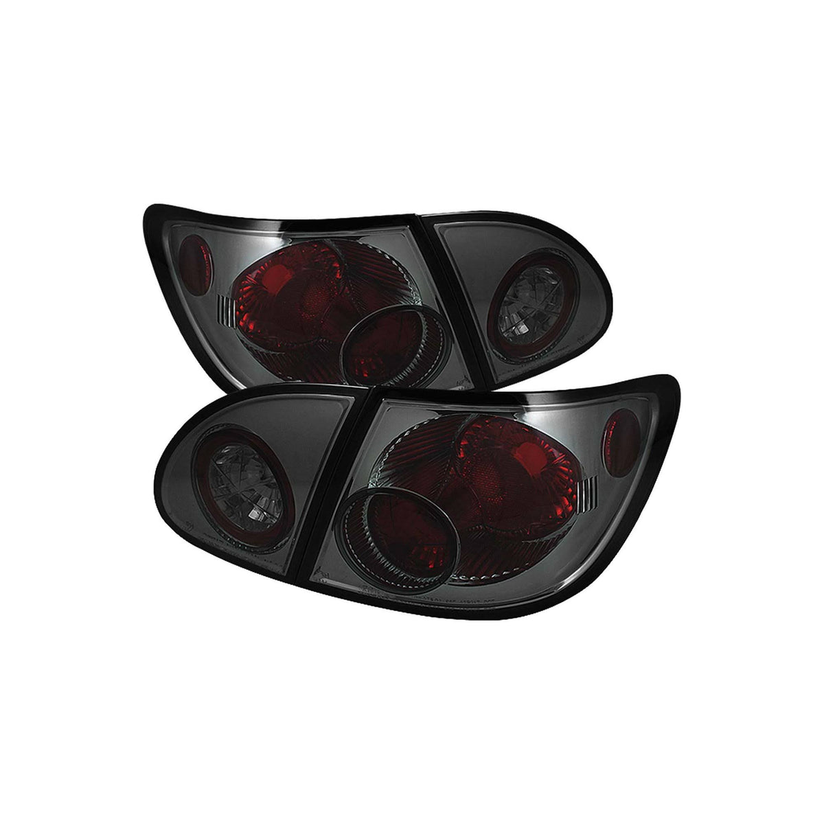 ( Spyder ) Toyota Corolla 03-08 Euro Style Tail Lights - Smoke 5033673