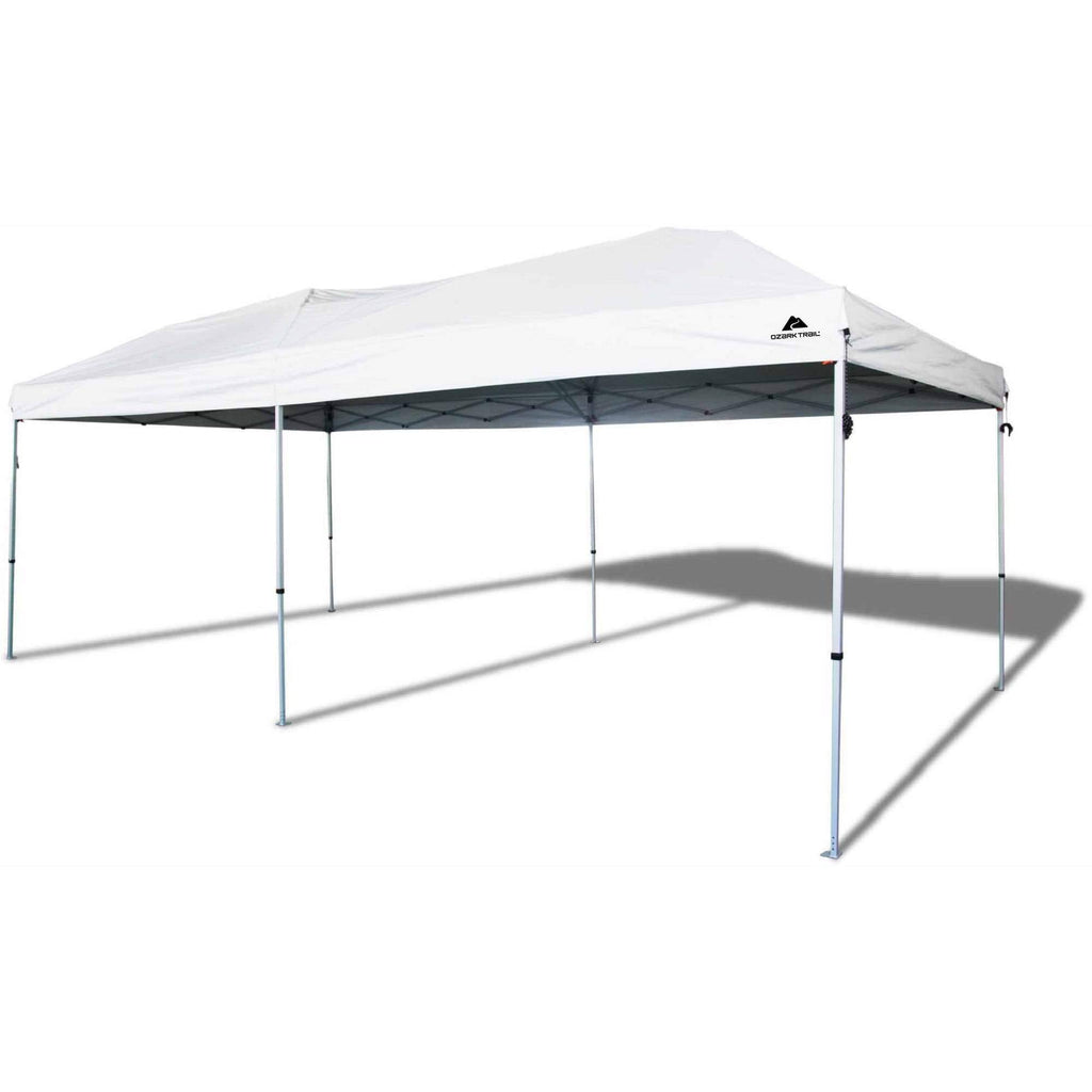 Ozark Trail 20x10 Straight Leg Instant Canopy (200 Sq. ft Coverage)