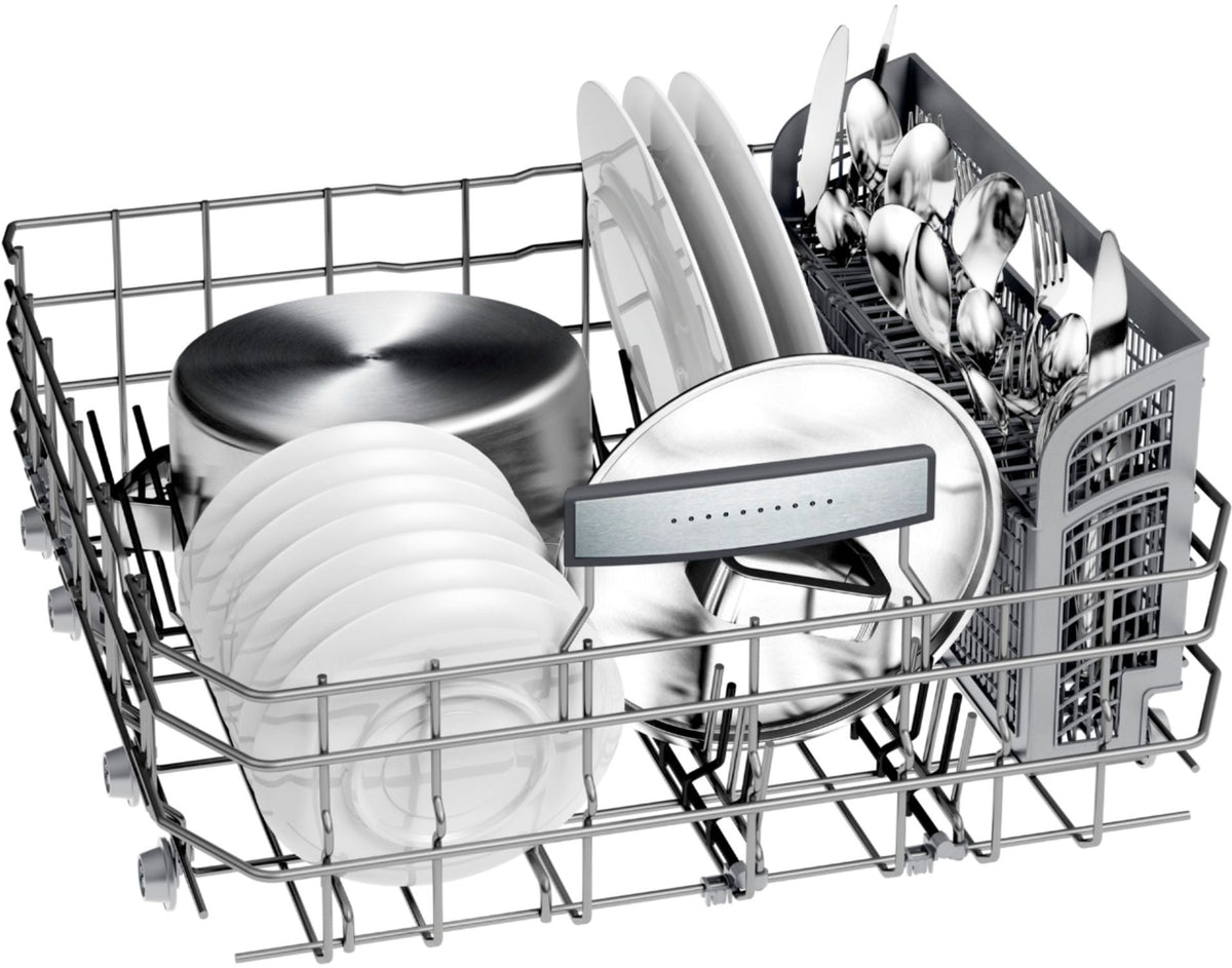 Bosch - 800 Series 24 Top Control Built-In Dishwasher with CrystalDry, Stainless Steel Tub, 3rd Rack, 40 dBa - Stainless steel