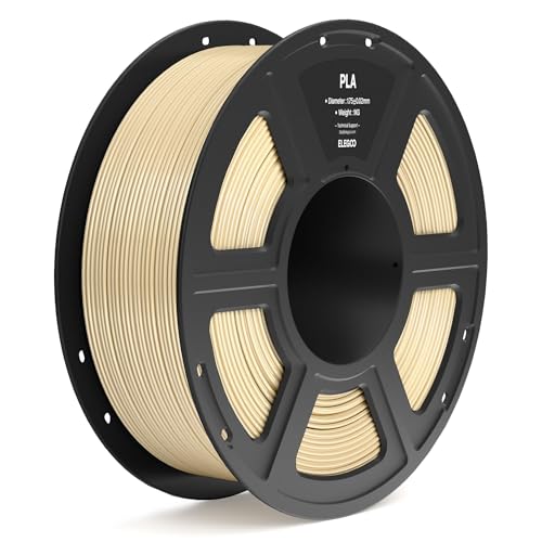 ELEGOO PLA Filament 1.75mm Bundle 4KG, 3D Printer Filament Dimensional Accuracy +/- 0.02mm, 4pcs 1kg Spool(2.2lbs) Fit Most FDM 3D Printers (Black, White, Dark Blue, True Red)
